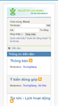 Mobile Screenshot of nguoitoicuumang.com