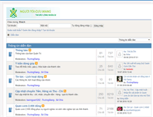 Tablet Screenshot of nguoitoicuumang.com